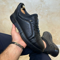 Pantofi Sport Casual barbati, DERIMOD usori si confortabili Cusuti , Piele Naturala cod 564